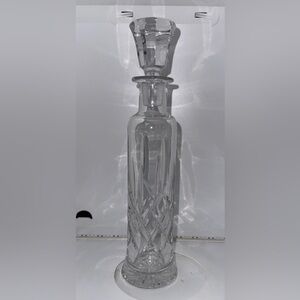 VTG  Royal Gallery 24% Lead Crystal Wine Decanter & Stopper 12”